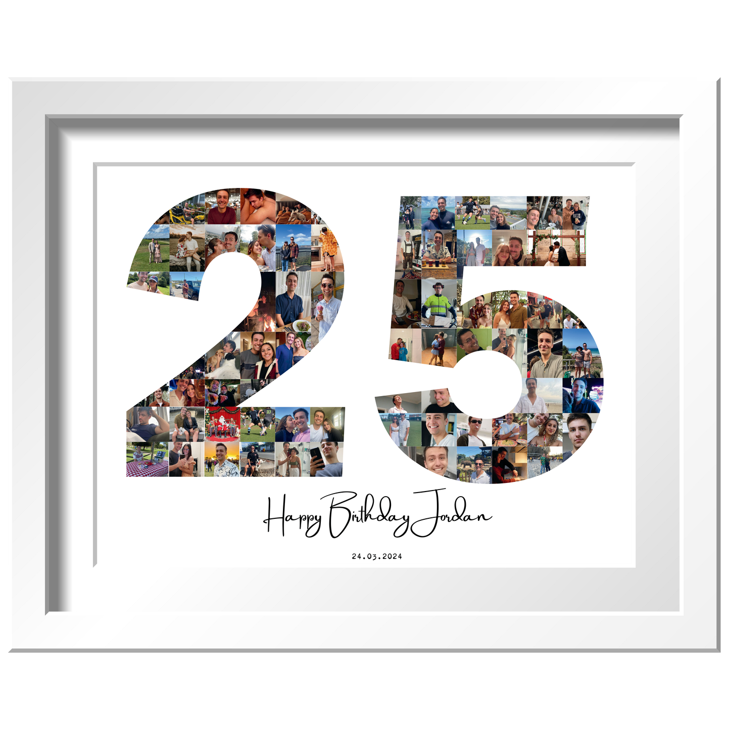 Custom Birthday Milestone Art