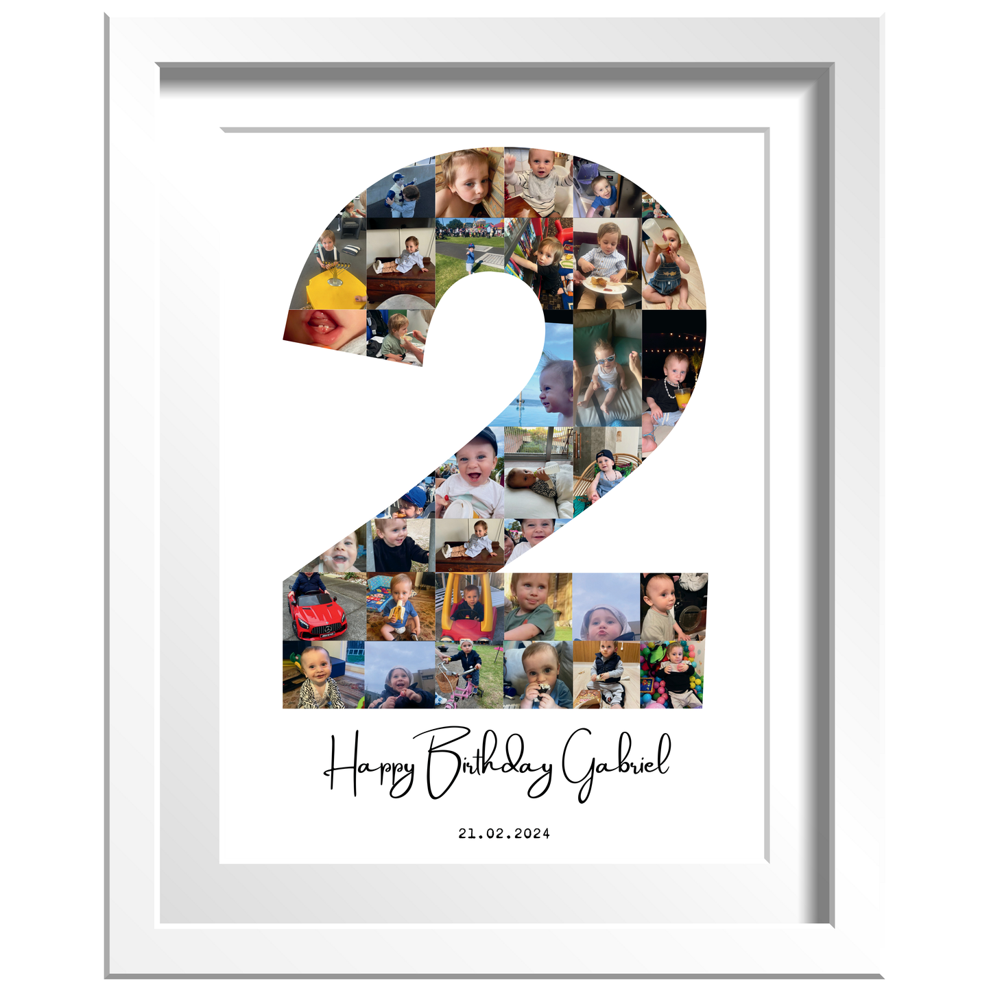 Custom Birthday Milestone Art