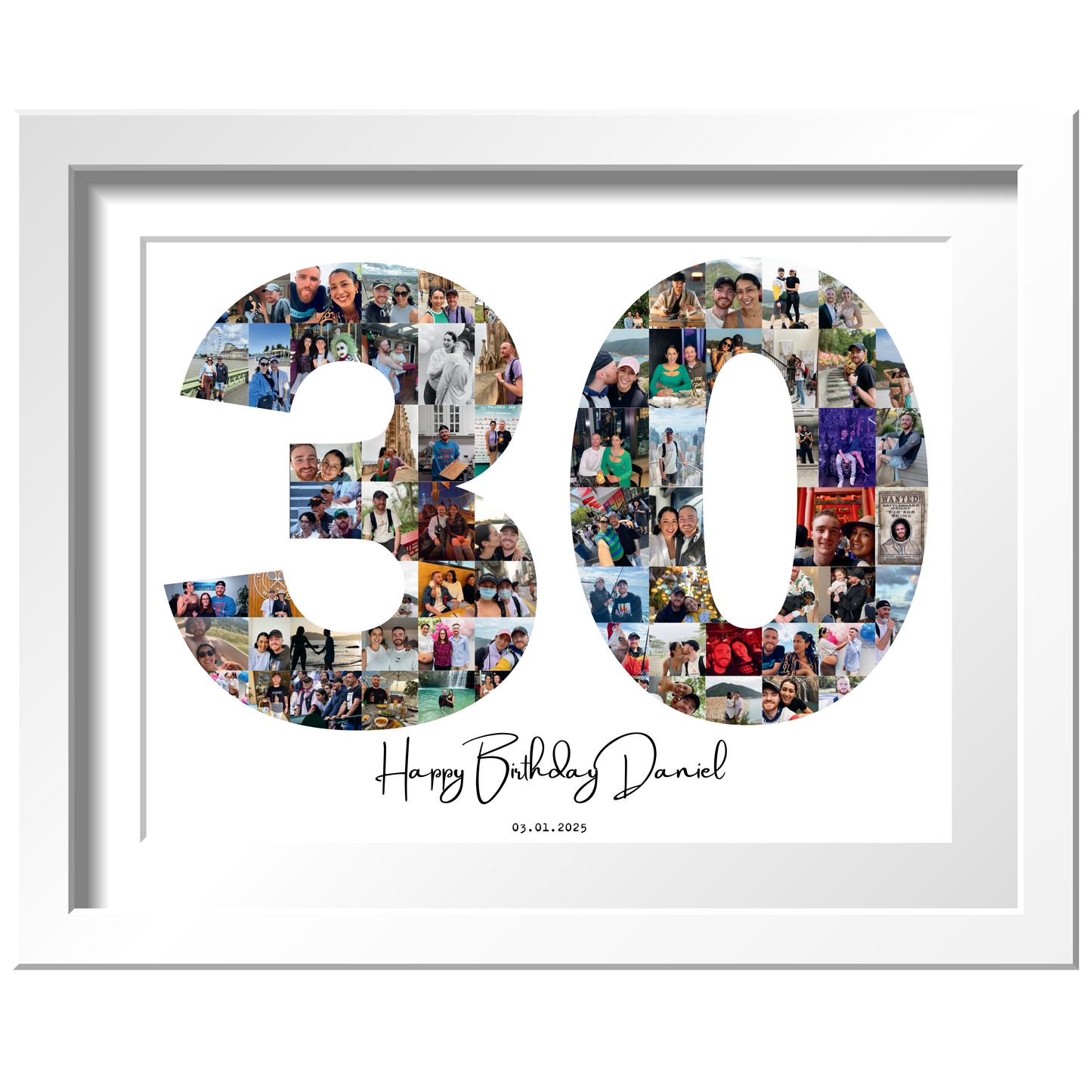Custom Birthday Milestone Art