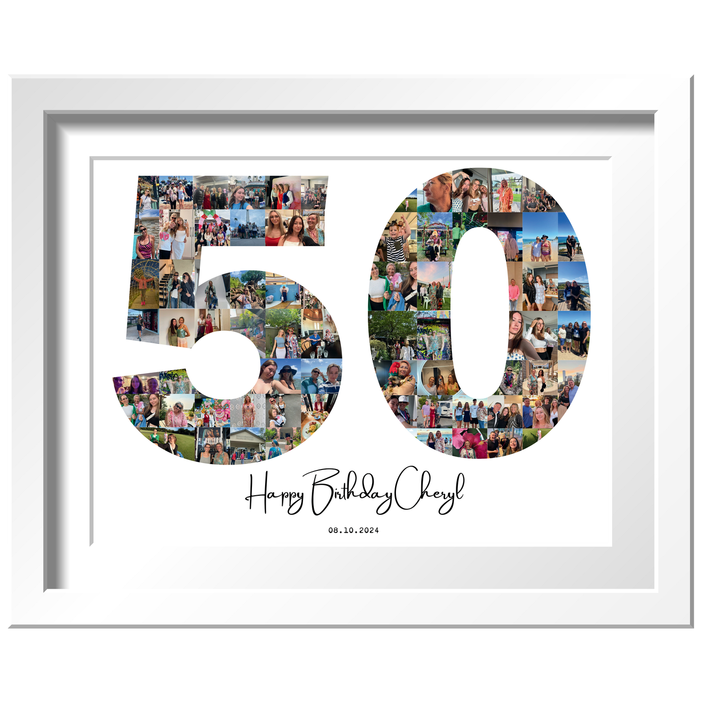 Custom Birthday Milestone Art