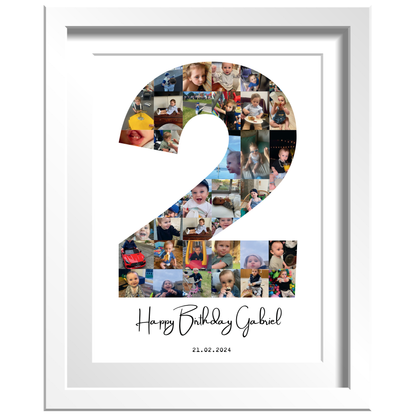 Custom Birthday Milestone Art