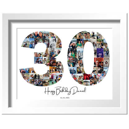 Custom Birthday Milestone Art