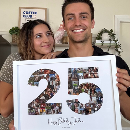 Custom Birthday Milestone Art