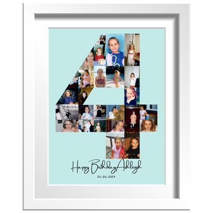 Custom Birthday Milestone Art