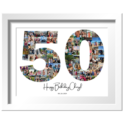 Custom Birthday Milestone Art